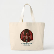 It's Behind Me Canvas Bags