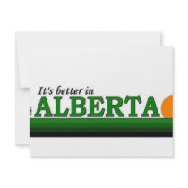 Its Better in Alberta invitations
