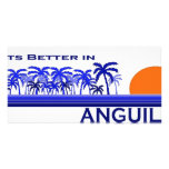It's Better in Anguilla Personalized Photo Card
