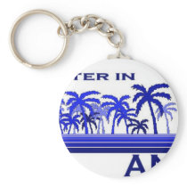 It's Better in Antigua Key Chain