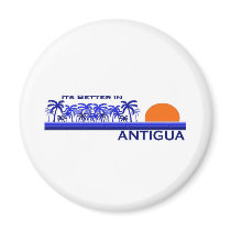 It's Better in Antigua Refrigerator Magnet
