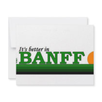 Its Better in Banff invitations