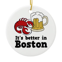 It's Better in Boston ormanent ornaments