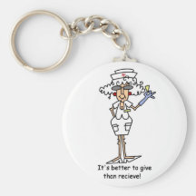 It's better to give than recieve! key chain