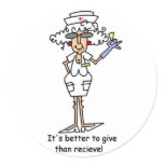 It's better to give than recieve! stickers