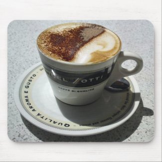 It's Cappuccino Time Mouse Pad