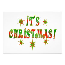 It's Christmas Custom Announcement