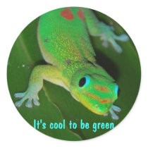 It's cool to be green stickers by Rebecca_Reeder It's cool to be green stickers