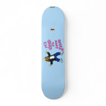 "It's cool to love jesus" skateboard