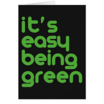 It's easy being green card