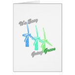 It's Easy Going Green 3 windmills 2 Cards