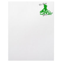 It's Easy Going Green Bicycle 2 Personalized Letterhead