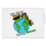 It's Easy Going Green Clean the Planet Greeting Cards