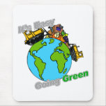 It's Easy Going Green Clean the Planet Mousepads