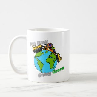 It's Easy Going Green Clean the Planet mug