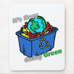 It's Easy Going Green Earth's Puzzle Mousepad