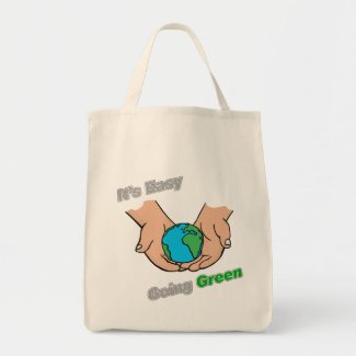 It's Easy Going Green Hands Light bag