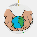 It's Easy Going Green Hands Light Ornament