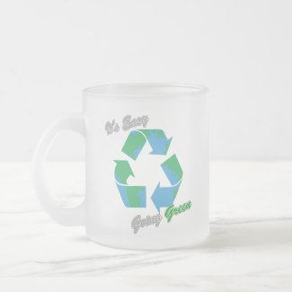 It's Easy Going Green Recycle Symbol 2 Mug