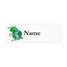 It's Easy Going Green Remember the trees Return Address Labels