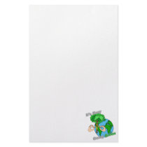 It's Easy Going Green Remember the trees Stationery