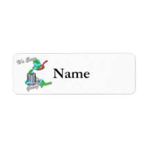 It's Easy Going Green Trashed Planet 2 Custom Return Address Labels