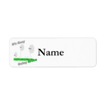 It's Easy Going Green Windturbines Return Address Labels