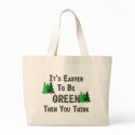 It's Easyer To Be Green Bag