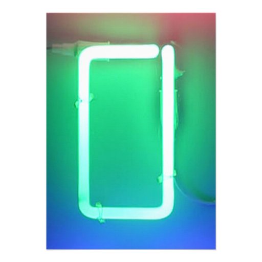 IT'S ELECTRIC!  NEON SIGN Party Invitation Invite