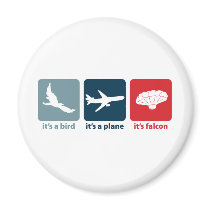 It's Falcon (the Balloon Boy)! Refrigerator Magnets