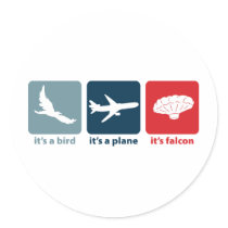 It's Falcon (the Balloon Boy)! Sticker