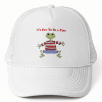 It's Fun to be a Frog Mesh Hat