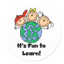 It's Fun to Learn stickers by stick_figures It's Fun to Learn stickers
