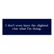 It's funny because it's true business cards