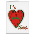 It's God time. cards