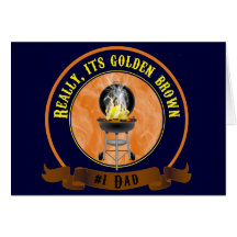 Its Golden Brown, Father's Day Greeting Card