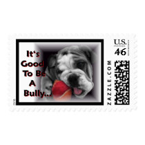 it's good to be a bully postage stamp