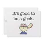 It's good to be a geek! personalized invitation