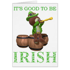 IT'S GOOD TO BE IRISH card