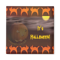 It's Halloween! Magnet by elenaind It's Halloween! Magnet