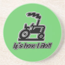 It's How I Roll Tractor Graphic Coasters