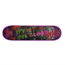 It's in the Blood [Series 1] Neon Skateboard Deck