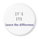 It's Its Grammar magnets