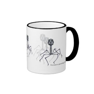 It's just a passing phage... Science mug
