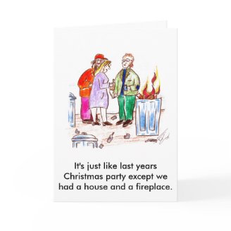 It's just like last years party. greeting card