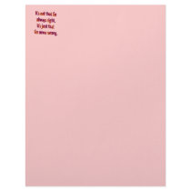 It's Just That I'm Never Wrong... Letterhead Design