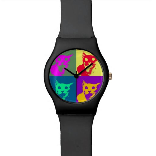 It's Lance's pop-art on a funky watch! Wristwatch