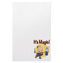 its magic silly magician personalized stationery