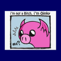 its me oinky postcards