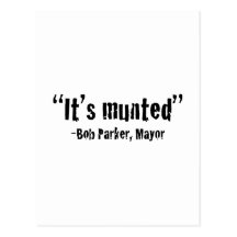 It's munted post cards
